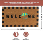 Folkulture Summer Door Mat Outdoor 16 x 28 – Front Door Mat for Outside Entrance, Heavy Duty Backing, Eco-Friendly, Durable Anti-Slip & Weather Resistant Dirt Trapping Doormat, Outdoor Home Decor - Image 2