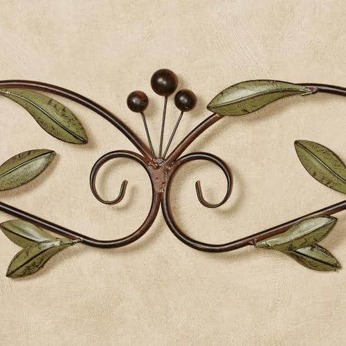 Touch of Class Catalonia Olive Metal Wall Art Topper, Large, Sage Green - Image 4