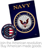 Navy House Flag - Pack Armed Forces USN Seabee United State American Military Veteran Retire Official Support Our Troops - Decoration Banner Small Garden Yard Gift Double-Sided Made in USA 28 X 40 - Image 5