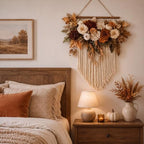 Boao Fall Flower Macrame Wall Hanging Tapestry Fall Decorations for Home - Image 5