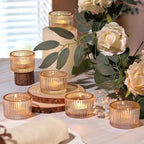 HAVITI 72 Pack Tealight Gold Candle Holders, Votive Tea Light Candle Holder - Image 3