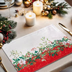 Maison d' Hermine Placemats Set of 4 Reusable 100% Cotton (13"x19") - Image 5