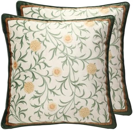patdrea Designer Velvet Throw Pillow Cover,Set of 2,18"x18"-Botticelli B by patdrea