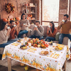 Ceenna 452 Pcs Fall Party Supplies Serve 50, Paper Plates Napkins Cups Set - Image 6
