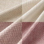 MIULEE Soft Decorative Chenille Pillow Covers Light Pink 20x20 Pack of 4 - Image 2