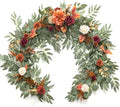 Ling's moment Terracotta Artificial Flower Garland Fall Wedding Arch 6 FT by LingsMoment