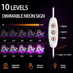 DJ Ghost Halloween Neon Sign, Dimmable LED Music Neon Sign for Wall Decor - Image 3