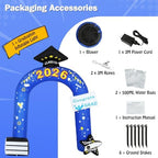 Lewondr 10FT Graduation Inflatable Outdoor Decorations Arch Class of 2026 - Image 5