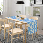 Blue Sky White Cloud Table Runners，Cartoon Natural Landscape Scenery for Family Dinner Wedding Party Indoor Outdoor Linen Table Decor 13x120in - Image 3