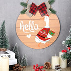 Seasonal Interchangeable Welcome Home Sign,Graduation Porch Goose Welcome Sign Front Door Decor With 4 Seasonal Wreaths and 32 Changeable Icons, Rustic Wood Wall Porch Hanger for Holiday Halloween Christmas Housewarming Gift - Image 6