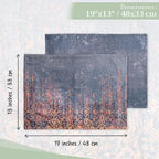 Maison d' Hermine Placemats Set of 4 Reusable 100% Cotton (13"x19") - Image 4