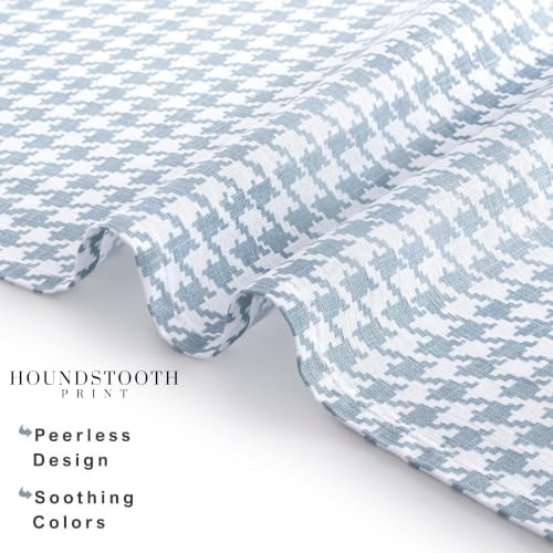 FINGERCRAFT Cloth Napkins Set of 12, 100% Cotton, 20x20 Inch, Dusty Blue - Image 5