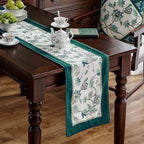 Patdrea Designer French Floral Velvet Table Runner,12"X87"-Noah D - Image 2