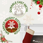 Park Designs Snowflake Stocking Hanger Set of 2, White - Image 3