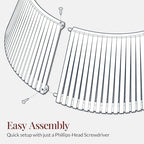 Best Choice Products Christmas Tree Collar, Solid Wood Slatted Tree Skirt Holiday Accessory for Home - Natural - Image 7