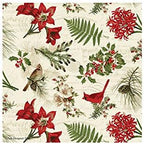 Park Designs Nature Sings Cardinal Napkin Set of 4 - Image 2