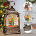 Christmas Snow Globes Lantern with The Nutcracker Music, Nutcracker Snow Globe with Swirling Glitter Effects, USB/Battery Powered with 6-Hour Timer, Christmas Decorations - Image 6