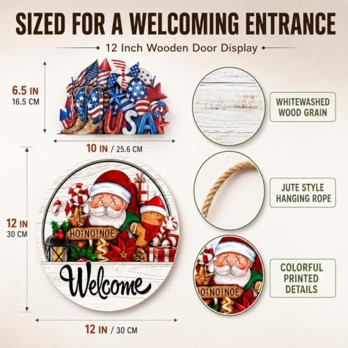 16PCS Interchangeable Welcome Sign for Front Door One Signs Every Season - Image 5