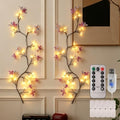 8 Modes Warm White Butterfly Willow Vine Lights（2 Packs） by Tigrelight