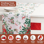 Maison d' Hermine Table Runner 100% Cotton 14.50" x 72" (Double Layer) - Image 4