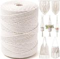 Timgle 1 Rolls Macrame Cord 3 mm x 1000 Yards Cotton Rope(Cream Colors) by Timgle