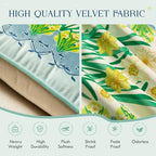 Vintage Floral Pillow Cover 18x18, Daffodil - Image 3