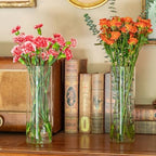 7pcs Glass Cylinder Vases for Centerpieces - 10 Inch Tall Glass Vases for Flower, Clear Flower Vase Bulk Floating Candle Vase for Table Centerpiece Wedding Home Décor - Image 3