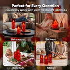 Raycare 18 Pcs Flameless Battery Operated Pillar Candles with Remote Timer - Image 7