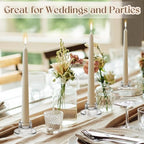 30 Pcs Glass Taper Candle Holders Candlestick Holders - Image 4