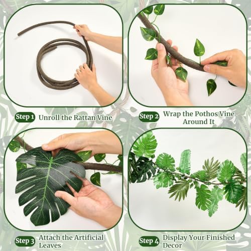 Jungle Party Decoration, 50 pcs Tropical Rainforest Classroom Decor - Image 5
