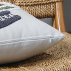 Set of 2 Christmas Throw Pillow Covers Embroidery Farmhouse Decorations Holiday Decor Throw Cushion Case for Winter Home Couch (Christmas Tree) - Image 7
