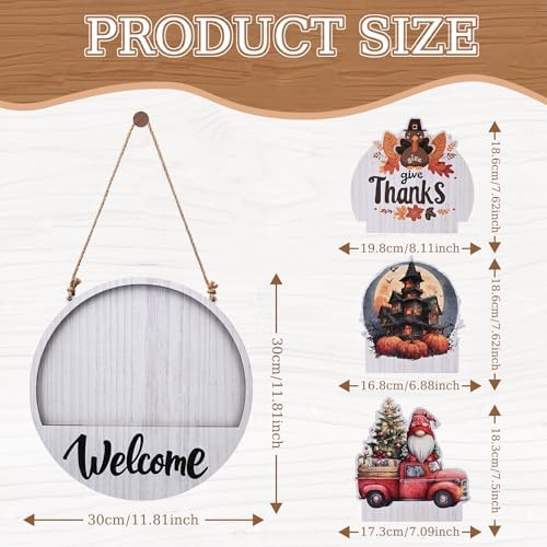 13pcs Interchangeable Welcome Sign Set - Image 4