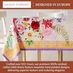 Maison d' Hermine Table Cloth Square Table 100% Combed Cotton 70"x70" - Image 3
