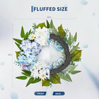 Garvee 20" Spring Summer Wreaths for Front Door, Hydrangeas Wreath - Image 6