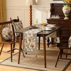 ISAENNE Designer French Linen Long Table Runner,102"x12"-Murad A - Image 3