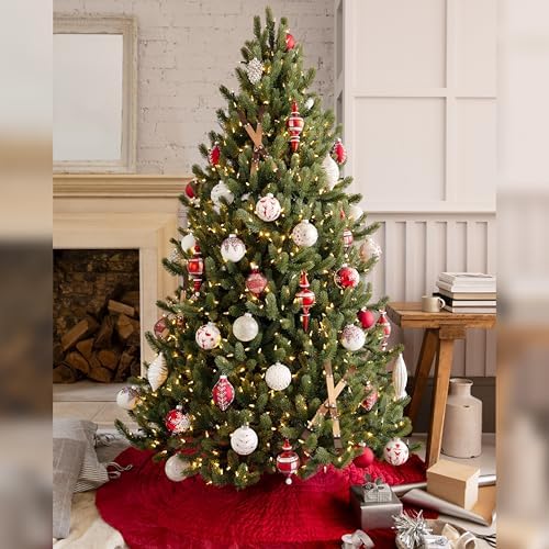 Balsam Hill Berkshire Christmas Cardinal Tree Skirt - Elegant Quilted Tree Base that Beautifully Conceals Your Stand and Enhances Your Holiday Decorating, Cardinal, 60" - Image 2