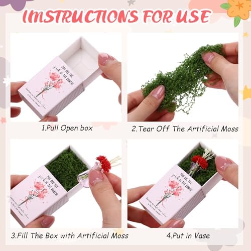 Wonderjune 36 Sets Mini Flower Thank You Gifts Bulk for Women, Mix Color - Image 4