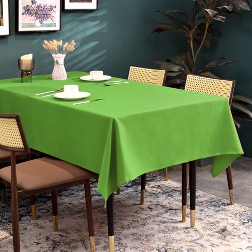 BALCONY & FALCON Rectangle Table Cloth Waterproof Lime 57"x118" - Image 2