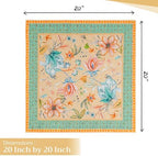 Maison d' Hermine Cloth Napkins Set of 4 Reusable 100% Cotton (20" x 20") - Image 4
