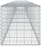vidaxl Gabion Basket Galvanized Iron 315"x19.7"x19.7" - Outdoor Decor, Landscaping, retaining wall - Image 6