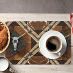 Western Cowboy Placemats Set of 6, Rustic Farmhouse Cow Skull Animal Decoration, Kitchen Dining Room Heat Resistant Non-Slip Table Runner, 12x18 Inches - Image 3