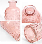 Vintage Pink Small Glass Vase Set of 24, Cute Bud Vases for Centerpiece Table Decorations, Boho Mini Vases for Flowers, Pink Clear Vase Bulk for Wedding Party Decor, Birthday, Baby Shower - Image 7