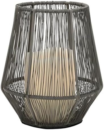 SBDS Candle Holder Tabletop Lantern Indoor Outdoor, 7", Metal Wire - Image 2