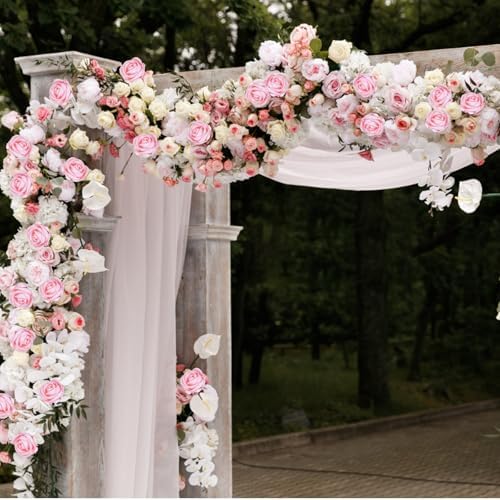 50Pcs Pink Roses Artificial Flowers, Real Touch Velvet Fake Roses Bouquet - Image 6