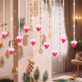 10 Pcs Diwali Decorations Lotus Hangings Garlands Pearl Flower by Wavyknot