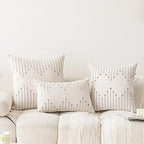 LILEPOY Boho Throw Pillow Covers 12x20 Farmhouse Lumbar Couch Pillow case - Image 3