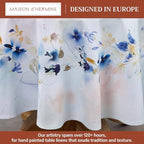 Maison d' Hermine Table Cloth Round Table Reusable 100% Cotton 63" Diameter - Image 2