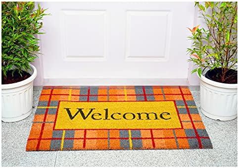 Calloway Mills Fall Plaid Doormat (Multi, 24" x 36" x 0.60") - Image 6