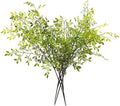 Melorca&Guilla Artificial Plants,4PCS 43.3" Green Nandina Faux Branches for Vase,Faux Greenry Stems Fake Plants for Shop Garden Office Home Décor by MelorcaGuilla