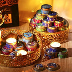 MTLEE 20 Pcs Ramadan Mubarak Scented Candles Bulk, 1 oz Eid Wax Candles, Muslim Islam Meditation Decor, Islamic Ramadan Gifts for Family Home Eid Celebration Party Favor, Assorted Scents(Multicolor) - Image 4